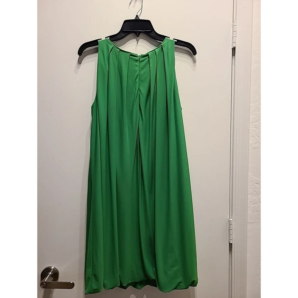 Essentials by ABS Women Dress Sleeveless Wide Strap Green M - Picture 7 of 7
